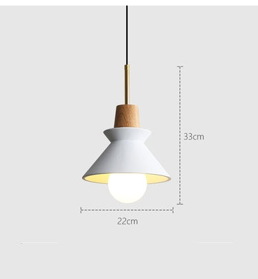 Creative Modern Danish Minimalist Bedroom Bedside Small Chandelier by CABINSGATE SMART FURNITURE