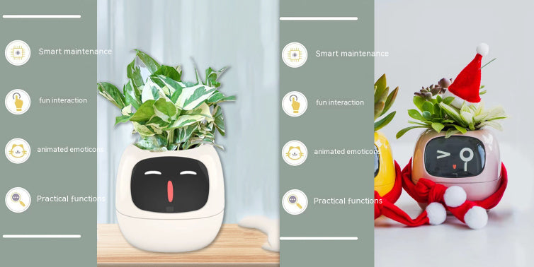 Smart Planter for Easy Plant Care: Enjoy Effortless Gardening with 49 Fun Expressions