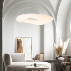 Italian Designer Nordic Chandelier Modern Minimalist Creative Living Room Lamps Round Ring Dining Room Bedroom Chandelier by CABINSGATE SMART FURNITURE