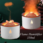Transform Your Space with the Ultrasonic Aromatherapy Humidifier: Relaxing Mist & Soothing Flames by CABINSGATE SMART FURNITURE