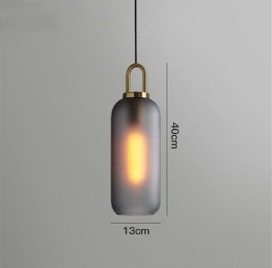 Nordic Simple Modern Glass Ball Chandelier Milk Tea Shop Clear Bar Restaurant Chandelier by CABINSGATE SMART FURNITURE
