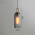 Nordic Simple Modern Glass Ball Chandelier Milk Tea Shop Clear Bar Restaurant Chandelier by CABINSGATE SMART FURNITURE