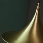 Minimalist Brass Horn Restaurant Bar Cafe Full Copper Chandelier by CABINSGATE SMART FURNITURE