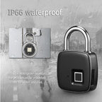 Smart Fingerprint Padlock - Secure Your Valuables with Effortless Access by CABINSGATE SMART FURNITURE