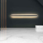 Sleek Minimalist LED Wall Lamp for Modern Living Spaces by CABINSGATE SMART FURNITURE