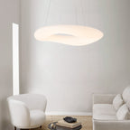 Italian Designer Nordic Chandelier Modern Minimalist Creative Living Room Lamps Round Ring Dining Room Bedroom Chandelier by CABINSGATE SMART FURNITURE