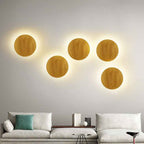 Illuminate Your Space with the Eco-Friendly Wall-Mounted Log Lamp by CABINSGATE SMART FURNITURE