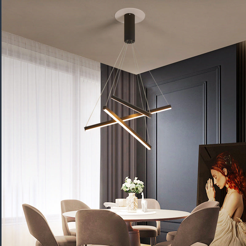 Duplex Hollow Staircase Chandelier Simple Modern Atmosphere Creativity by CABINSGATE SMART FURNITURE