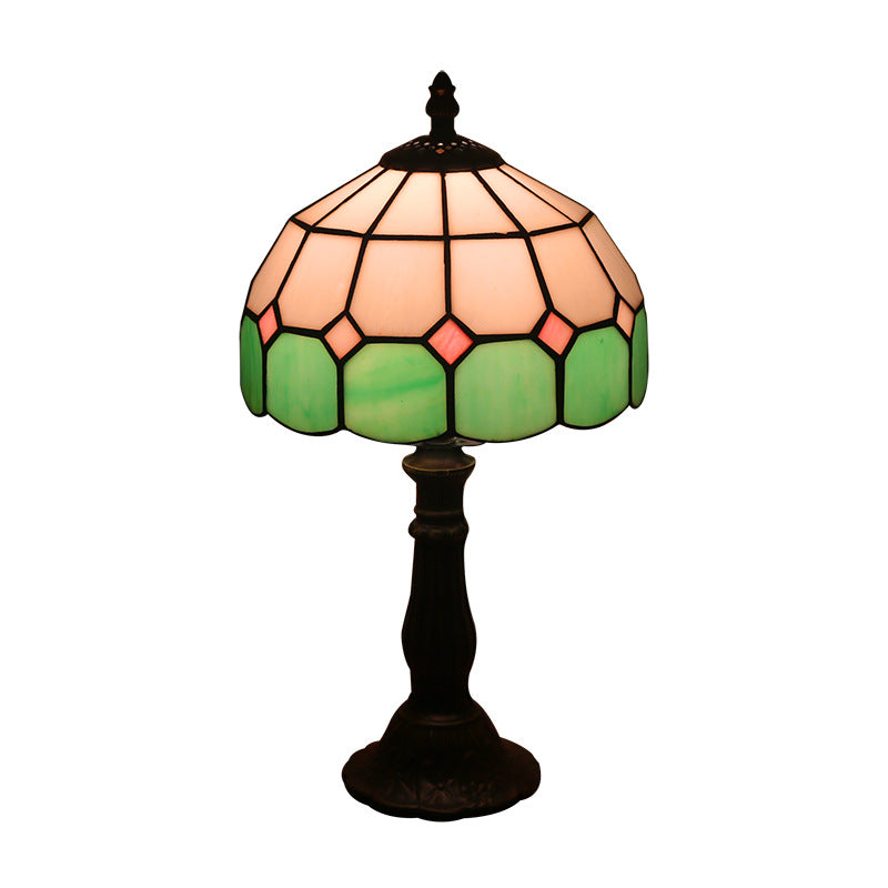 Enhance Your Space with the Retro Yellow Glass Bedside Lamp by CABINSGATE SMART FURNITURE