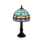 Enhance Your Space with the Retro Yellow Glass Bedside Lamp by CABINSGATE SMART FURNITURE