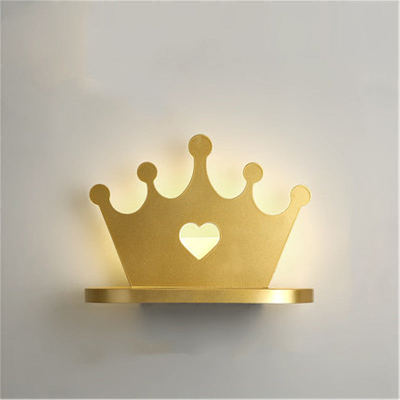 Modern Crown Led Wall Lamp, Living Room Bedroom by CABINSGATE SMART FURNITURE
