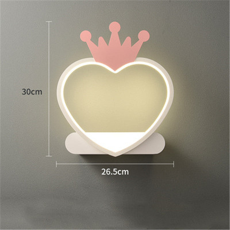 Modern Crown Led Wall Lamp, Living Room Bedroom by CABINSGATE SMART FURNITURE