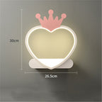 Modern Crown Led Wall Lamp, Living Room Bedroom by CABINSGATE SMART FURNITURE