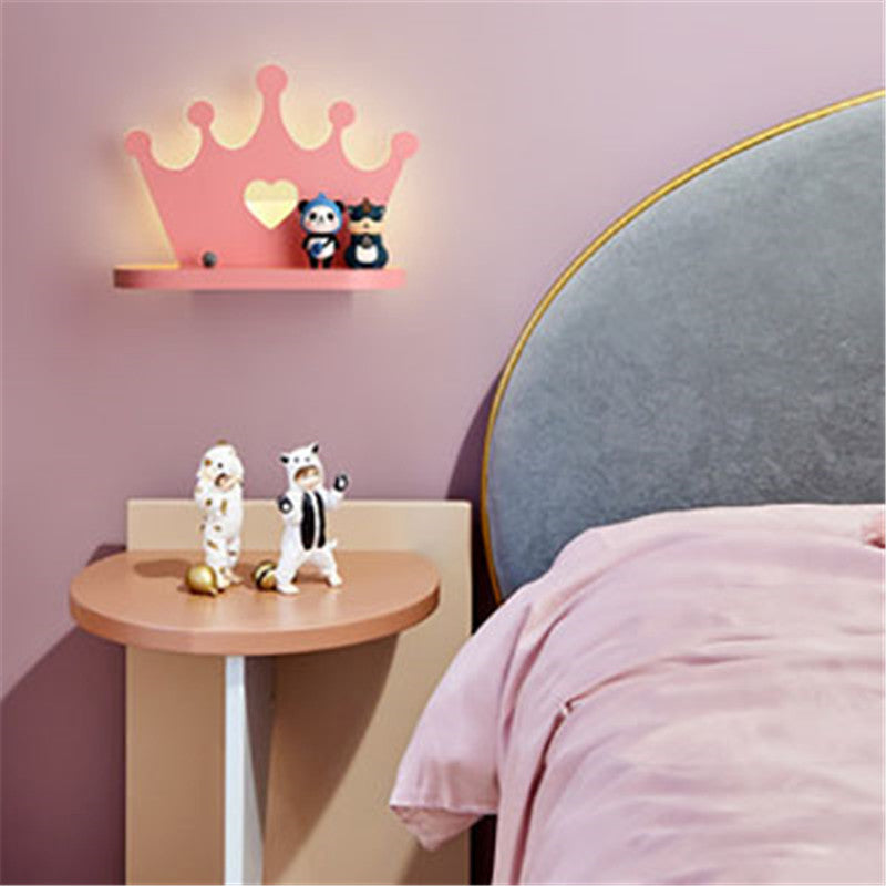 Modern Crown Led Wall Lamp, Living Room Bedroom by CABINSGATE SMART FURNITURE