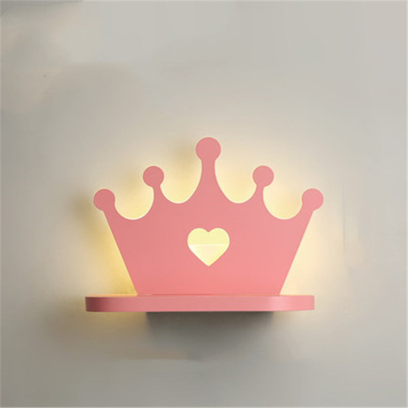 Modern Crown Led Wall Lamp, Living Room Bedroom by CABINSGATE SMART FURNITURE