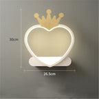 Modern Crown Led Wall Lamp, Living Room Bedroom by CABINSGATE SMART FURNITURE