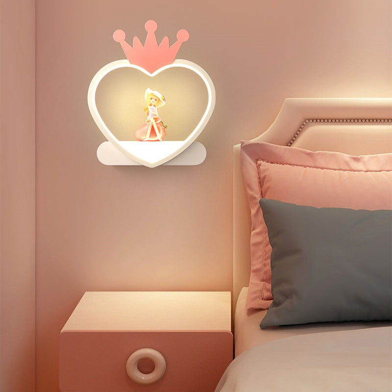 Modern Crown Led Wall Lamp, Living Room Bedroom by CABINSGATE SMART FURNITURE