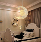 Aluminum Star Moon Chandelier: Enchanting Lighting for Your Home by CABINSGATE SMART FURNITURE