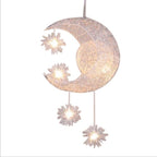 Aluminum Star Moon Chandelier: Enchanting Lighting for Your Home by CABINSGATE SMART FURNITURE