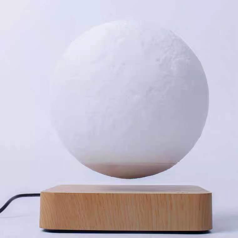 Transform Your Space with the Magnetic Levitation Moon Lamp - 3D Printed Planet Night Light