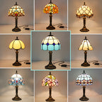 Enhance Your Space with the Retro Yellow Glass Bedside Lamp by CABINSGATE SMART FURNITURE