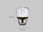 Scandinavian Minimalist Glass Table Lamp - Elevate Your Living Space with Style and Elegance by CABINSGATE SMART FURNITURE