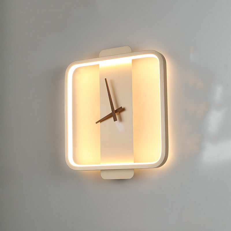 Nordic Wall Lamp with Clock – Stylish Lighting to Elevate Your Space