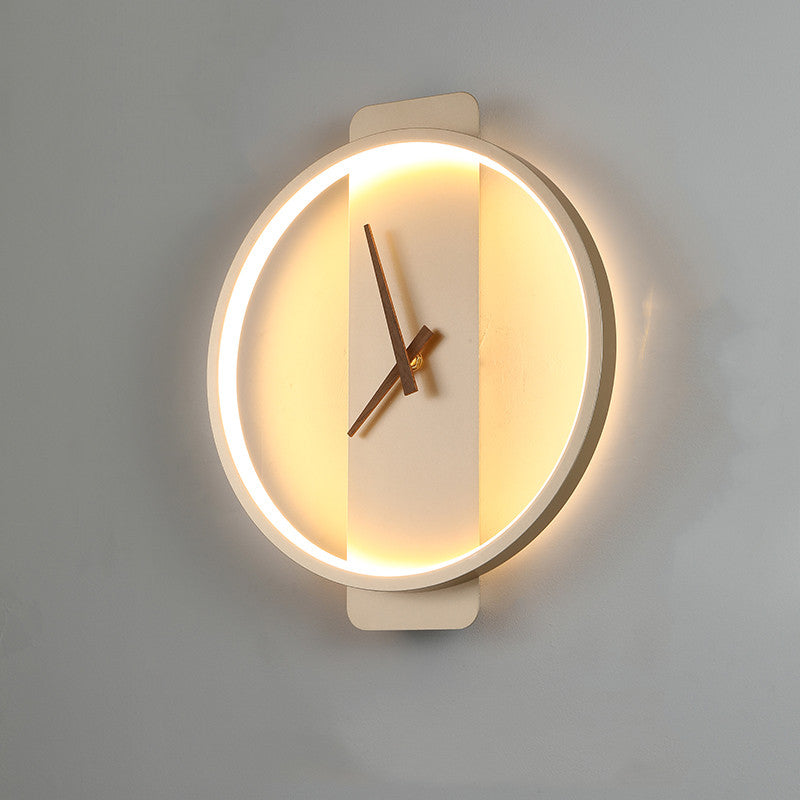 Nordic Wall Lamp with Clock – Stylish Lighting to Elevate Your Space