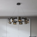 Modern Simple Glass Living Room Chandelier Bedroom Study Personality by CABINSGATE SMART FURNITURE