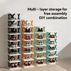 Maximize Your Space with Our Stackable Shoe Rack – Ideal for Any Room by CABINSGATE SMART FURNITURE