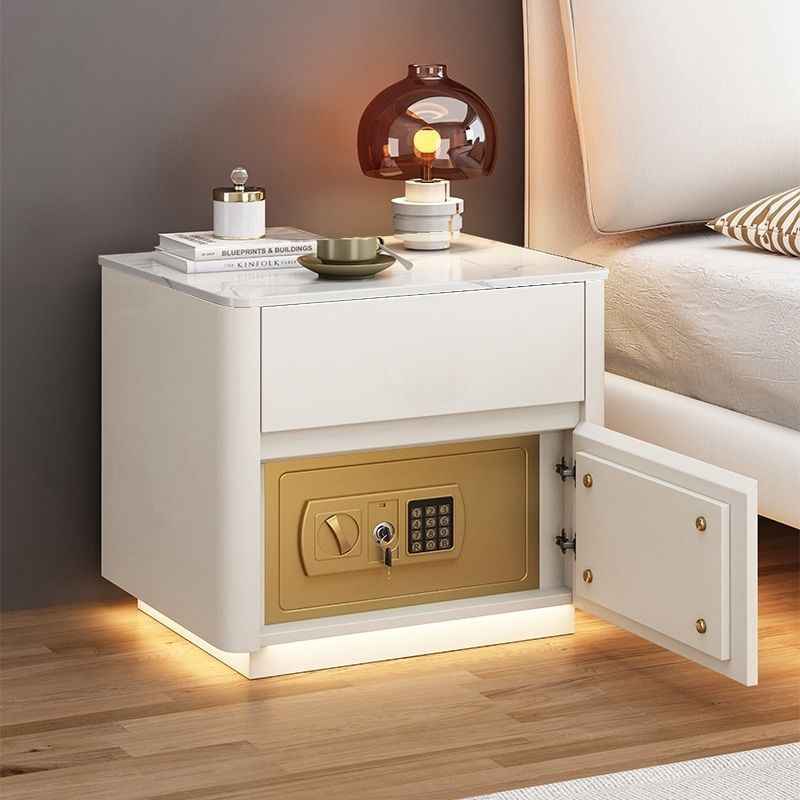 Smart Safe Bedside Table: Your Modern Multi-Functional Charging Companion by CABINSGATE SMART FURNITURE