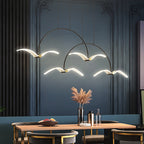 Modern Minimalist Bedroom Showroom Window Seagull Led Chandelier by CABINSGATE SMART FURNITURE