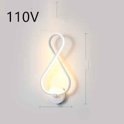 Nordic Minimalist LED Wall Lamp – Transform Your Bedroom Ambiance by CABINSGATE SMART FURNITURE