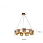 Modern Simple Glass Living Room Chandelier Bedroom Study Personality by CABINSGATE SMART FURNITURE