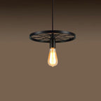 Modern Retro Industrial Pinwheel Wrought Iron Chandelier Creative by CABINSGATE SMART FURNITURE