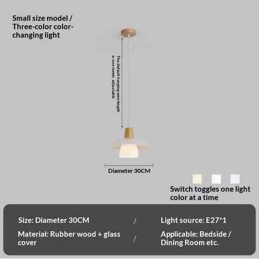 Creative Japanese-style Solid-wood Lighting Fixtures Perfect For Bedroom Bedside Tables