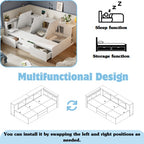 Multifunctional Children's Bed: Stylish Storage Solution for Growing Kids by CABINSGATE SMART FURNITURE