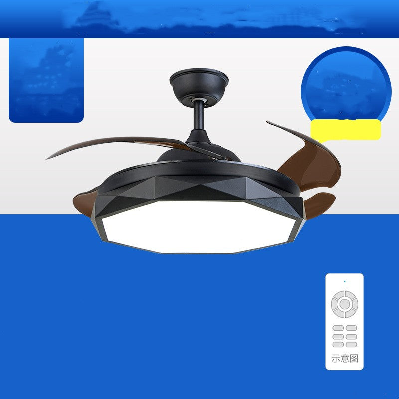 Simple Multifunctional Living Room Chandelier With Fan by CABINSGATE SMART FURNITURE
