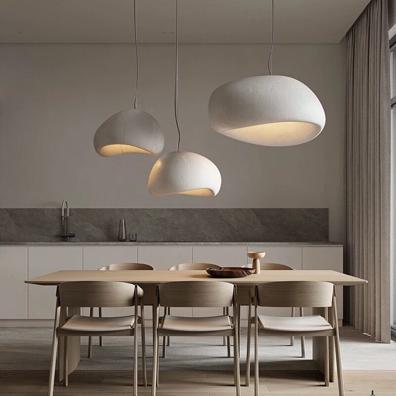 Modern And Simple Japanese Pendant Ceiling Light Cloud Chandelier by CABINSGATE SMART FURNITURE