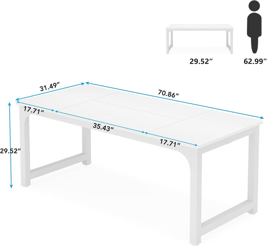 Modern Executive Office Desk - Transform Your Workspace with Style and Functionality by CABINSGATE SMART FURNITURE
