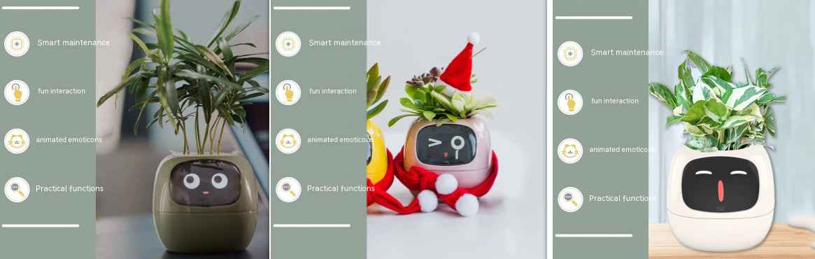 Smart Planter for Easy Plant Care: Enjoy Effortless Gardening with 49 Fun Expressions