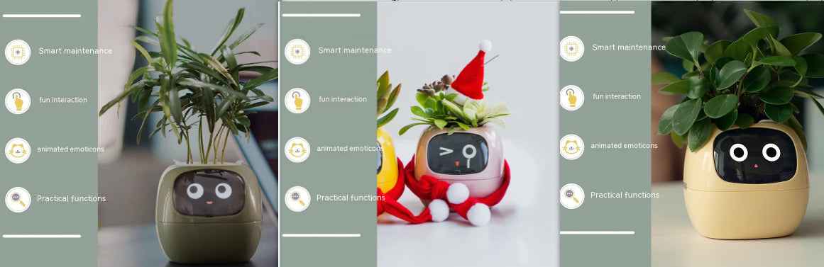 Smart Planter for Easy Plant Care: Enjoy Effortless Gardening with 49 Fun Expressions