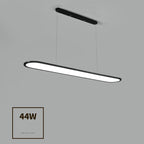 Modern Simple Creative Strip Bar Led Office Lighting Restaurant Chandelier by CABINSGATE SMART FURNITURE