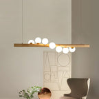 Chandelier Solid Wood Modern Minimalist Log by CABINSGATE SMART FURNITURE