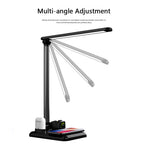 Revolutionize Your Workspace with the 4 in 1 LED Desk Lamp with Wireless Charger by CABINSGATE SMART FURNITURE