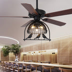 Transform Your Space with Our Retro Industrial Ceiling Fan Lamp by CABINSGATE SMART FURNITURE