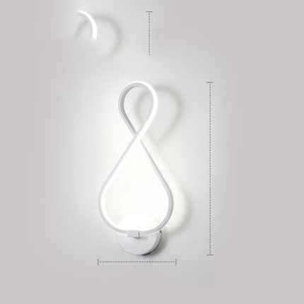 Nordic Minimalist LED Wall Lamp – Transform Your Bedroom Ambiance