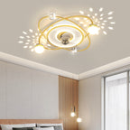 Transform Your Space with Our Nordic Bedroom Decor LED Ceiling Fan by CABINSGATE SMART FURNITURE