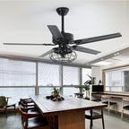 Transform Your Space with Our Retro Industrial Ceiling Fan Lamp by CABINSGATE SMART FURNITURE