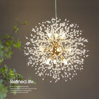 Elevate Your Space with the Dandelion Crystal Chandelier by CABINSGATE SMART FURNITURE